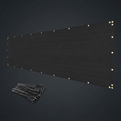 Privacy Fence Screen 8 x 50 ft, Black