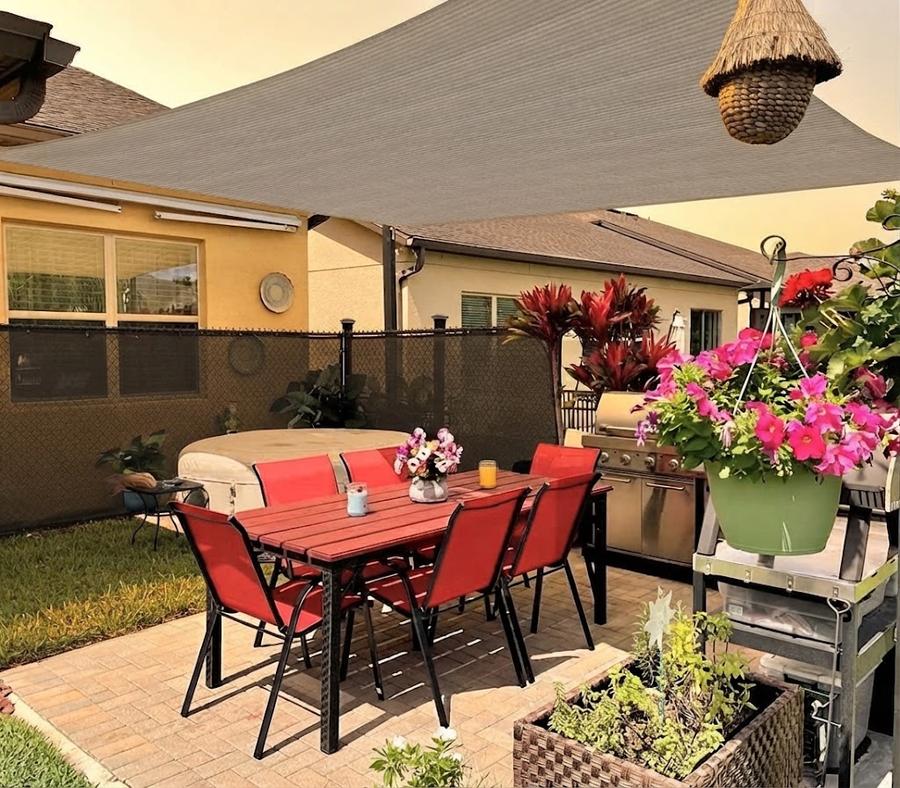 Rectangle Sun Shade Sail 12 x 14 ft
